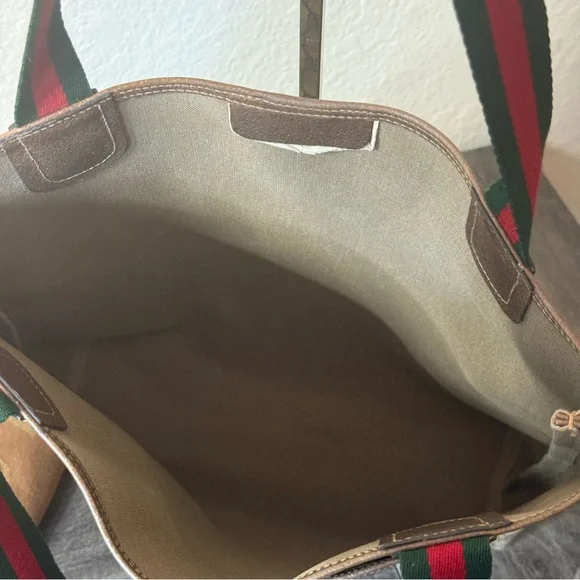🔥VINTAGE GUCCI SHERRY LINE TRAVEL TOTE BAG🔥 - Picture 7 of 16